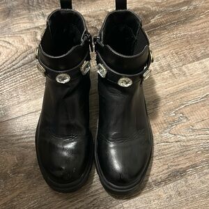 Black Madden Girls boots with Rhinestone detail